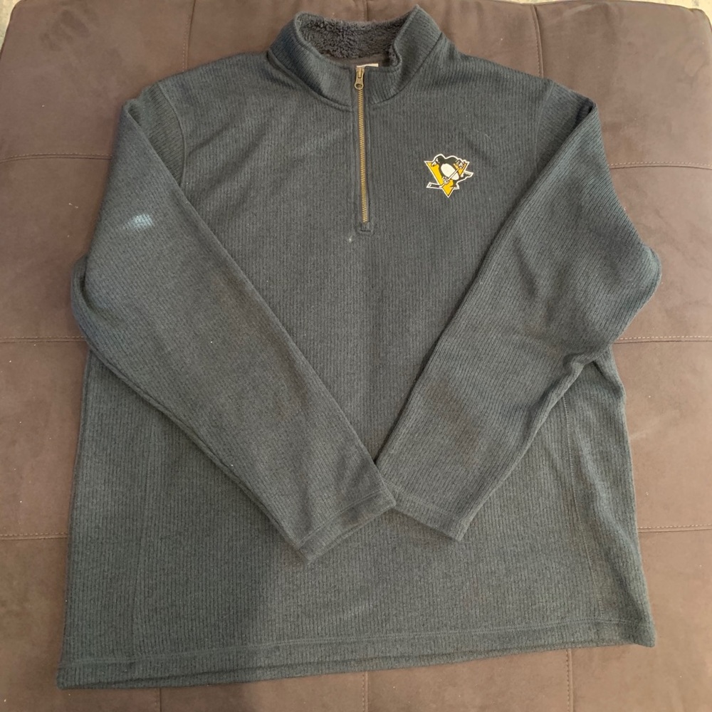 Pittsburgh Penguins 2XL 1/4 Zip Sweater